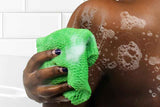 Darrahopens Home & Garden > Bathroom Accessories > Shower Accessories 2PCS African Net Sponge Body Scrubber for Exfoliating and Bathing - Green & Pink