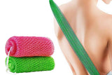 Darrahopens Home & Garden > Bathroom Accessories > Shower Accessories 2PCS African Net Sponge Body Scrubber for Exfoliating and Bathing - Green & Pink