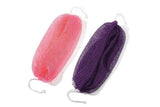 Darrahopens Home & Garden > Bathroom Accessories > Shower Accessories 2PCS African Net Sponge Body Scrubber for Exfoliating and Bathing - Purple & Pink