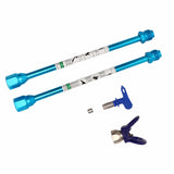 Darrahopens Home & Garden > Bathroom Accessories > Shower Accessories 2PCS Spray Extension Rod G7/8 14 Stainless Steel Sprayer Tip Extension Pole Replacement for Home Blue In Australia - Darrahopens
