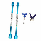 Darrahopens Home & Garden > Bathroom Accessories > Shower Accessories 2PCS Spray Extension Rod G7/8 14 Stainless Steel Sprayer Tip Extension Pole Replacement for Home Blue In Australia - Darrahopens