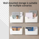 Darrahopens Home & Garden > Bathroom Accessories > Shower Accessories 2PCS Wall Mounted Storage Rack Kitchen Bathroom Cabinet Door Sundries Holder
