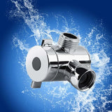 Darrahopens Home & Garden > Bathroom Accessories > Shower Accessories 3 Way Multi-Function Shower Faucet Diverter Shower Head Adapter For Shower Arm Kitchen Sink G1/2" T-Bar Faucet