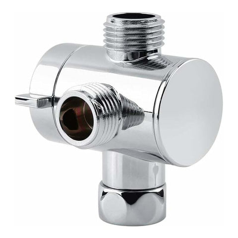 Darrahopens Home & Garden > Bathroom Accessories > Shower Accessories 3 Way Multi-Function Shower Faucet Diverter Shower Head Adapter For Shower Arm Kitchen Sink G1/2" T-Bar Faucet