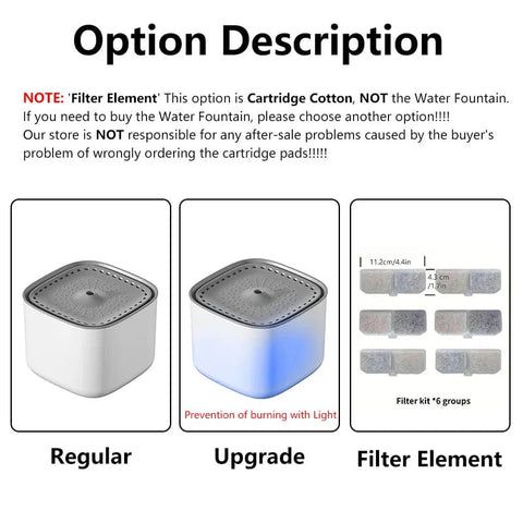 Darrahopens Home & Garden > Bathroom Accessories > Shower Accessories 3L Cat Water Fountain Large Filter USB