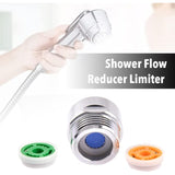 Darrahopens Home & Garden > Bathroom Accessories > Shower Accessories 4 pcs Water Flow Restrictor Set, Shower Flow Restrictor Set For Water Saving, Up To 70% Water Saving 4L/6L/9L/Min Water