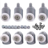 8 Pack Shower Door Roller Caster Wheel, 23 mm