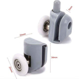 8 Pack Shower Door Roller Caster Wheel, 23 mm