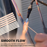 Darrahopens Home & Garden > Bathroom Accessories > Shower Accessories 80 Pieces Silver Brazing Rods with Phosphor Bronze, Smooth Flow, Enhanced Capillary Action, for Copper and Plumbing In Australia - Darrahopens
