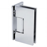 Darrahopens Home & Garden > Bathroom Accessories > Shower Accessories 90° Stainless steel Glass Shower Door L-Hinge in Chrome