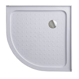 Darrahopens Home & Garden > Bathroom Accessories > Shower Accessories 90x90cm Rounded Curved Shower Base in White