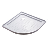 Darrahopens Home & Garden > Bathroom Accessories > Shower Accessories 90x90cm Rounded Curved Shower Base in White