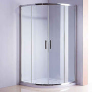 90x90cm Rounded Curved Shower Base in White, 450mm Radius In Australia - Darrahopens