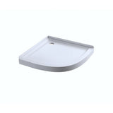 Darrahopens Home & Garden > Bathroom Accessories > Shower Accessories 90x90cm Rounded Curved Shower Base in White, 450mm Radius In Australia - Darrahopens