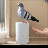 Darrahopens Home & Garden > Bathroom Accessories > Shower Accessories Adorable Grey Pigeon Smart Motion Sensor Foam Pump - Touchless Hand Washer with Anti-Glare Technology for Outdoor & Bright Light
