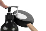Darrahopens Home & Garden > Bathroom Accessories > Shower Accessories Back and Foot Lotion Applicator with 4 Replacement Pads Sunscreen Applicator Tool - Black