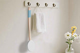 Darrahopens Home & Garden > Bathroom Accessories > Shower Accessories Back and Foot Lotion Applicator with 4 Replacement Pads Sunscreen Applicator Tool - White