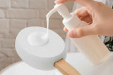 Darrahopens Home & Garden > Bathroom Accessories > Shower Accessories Back and Foot Lotion Applicator with 4 Replacement Pads Sunscreen Applicator Tool - White