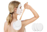 Darrahopens Home & Garden > Bathroom Accessories > Shower Accessories Back and Foot Lotion Applicator with 4 Replacement Pads Sunscreen Applicator Tool - White