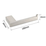 Darrahopens Home & Garden > Bathroom Accessories > Shower Accessories Bahtroom Accessory Brushed Nickel Toilet Paper Roll Tissue Roll Holder Rack Hook