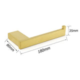 Darrahopens Home & Garden > Bathroom Accessories > Shower Accessories Bahtroom Brushed Gold Toilet Paper Roll Tissue Roll Holder Rack Wall Mounted Kit