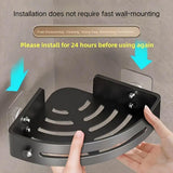 Darrahopens Home & Garden > Bathroom Accessories > Shower Accessories Bathroom Corner Shower Shelf Shampoo Soap Holder Rack Storage Organiser Caddy
