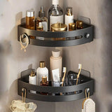 Darrahopens Home & Garden > Bathroom Accessories > Shower Accessories Bathroom Corner Shower Shelf Shampoo Soap Holder Rack Storage Organiser Caddy