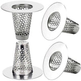 Darrahopens Home & Garden > Bathroom Accessories > Shower Accessories Bathroom Drain Filters - For 1.2-1.6 Inch Drain Holes - Small 1 Inch Conical Stainless Steel Filter - Pack of 4