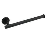 Darrahopens Home & Garden > Bathroom Accessories > Shower Accessories Bathroom Matt Black Round Towel Rack Holder Hook Clothes Hanger Stainless Steel