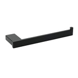 Darrahopens Home & Garden > Bathroom Accessories > Shower Accessories Bathroom Matt Black Stainless Steel Square Towel Rack Clothes Wall Mount Holder