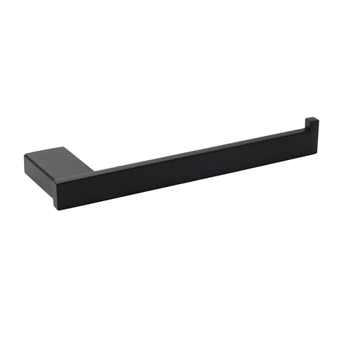 Darrahopens Home & Garden > Bathroom Accessories > Shower Accessories Bathroom Matt Black Stainless Steel Square Towel Rack Clothes Wall Mount Holder