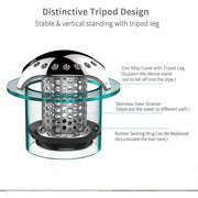 Darrahopens Home & Garden > Bathroom Accessories > Shower Accessories Bathtub Hair Catcher Stainless Steel Drain Hair Catcher Filter For Bathtub Fits Drain Sizes From 3.5Cm To 4.5Cm