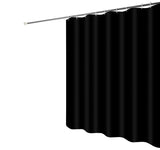 Darrahopens Home & Garden > Bathroom Accessories > Shower Accessories Black Shower Curtain Solid Color Waterproof Mildew Resistant Shower Cu