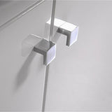 Darrahopens Home & Garden > Bathroom Accessories > Shower Accessories Brass Shower Door Square double pull Handle in Chrome