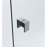 Darrahopens Home & Garden > Bathroom Accessories > Shower Accessories Brass Shower Door Square double pull Handle in Gunmetal