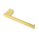 Darrahopens Home & Garden > Bathroom Accessories > Shower Accessories Brushed Gold Cubic Square Towel Holder Rack Clothes Hook Kit Bathroom Accessory