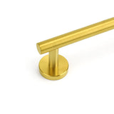 Darrahopens Home & Garden > Bathroom Accessories > Shower Accessories Brushed Gold Stainless Steel 750mm Long Towel Rack Rail Holder Round Hanger Bar
