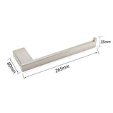 Darrahopens Home & Garden > Bathroom Accessories > Shower Accessories Brushed Nickel Bathroom Cubic Square Towel Rack Clothes Wall Mounted Holder Kit