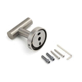 Darrahopens Home & Garden > Bathroom Accessories > Shower Accessories Brushed Nickel Robe Hook Hanger Organizer Bathroom Stainless Steel Accessory Kit