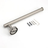 Darrahopens Home & Garden > Bathroom Accessories > Shower Accessories Brushed Nickel Round Towel Rack Holder Hook Clothes Hanger Bathroom Accessory