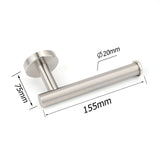 Darrahopens Home & Garden > Bathroom Accessories > Shower Accessories Brushed Nickel Stainless Steel Toilet Paper Roll Tissue Holder Rack Kit Bathroom