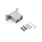 Darrahopens Home & Garden > Bathroom Accessories > Shower Accessories Brushed Nickel SUS Square Robe Hook Clothes Towel Holder Hanger Wall Mounted Kit
