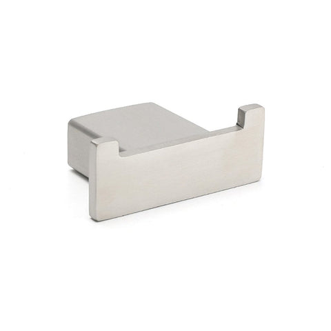 Darrahopens Home & Garden > Bathroom Accessories > Shower Accessories Brushed Nickel SUS Square Robe Hook Clothes Towel Holder Hanger Wall Mounted Kit