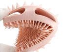 Darrahopens Home & Garden > Bathroom Accessories > Shower Accessories Dual Sided 2 In 1 Silicone Body Shower Scrubber Body Brush Buffer Scrubber - Pink