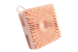 Darrahopens Home & Garden > Bathroom Accessories > Shower Accessories Dual Sided 2 In 1 Silicone Body Shower Scrubber Body Brush Buffer Scrubber - Pink