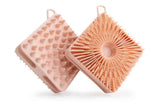 Darrahopens Home & Garden > Bathroom Accessories > Shower Accessories Dual Sided 2 In 1 Silicone Body Shower Scrubber Body Brush Buffer Scrubber - Pink