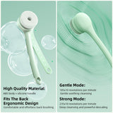 Darrahopens Home & Garden > Bathroom Accessories > Shower Accessories Electric Body Brush with Dual Handles – Waterproof Rotating Bath Scrubber, 3 Replaceable Heads, USB-C Charging, 2 Speeds(Green)