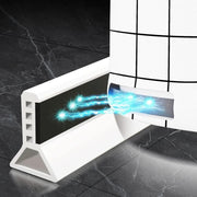 Darrahopens Home & Garden > Bathroom Accessories > Shower Accessories Foldable Shower Barrier And Water DAm Retention System Keeps Water Inside Threshold (1M, Magnetic Style-White)