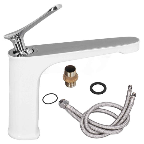 Darrahopens Home & Garden > Bathroom Accessories > Shower Accessories G1/2 Single Handle Basin Mixer Tap with Metal Handle Durable Solid Brass Bathroom Faucet In Australia - Darrahopens