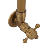 Darrahopens Home & Garden > Bathroom Accessories > Shower Accessories Garden Outdoor Faucet Antique In Wall Frost Crack Prevention 360 Degree Rotation Single Cold Water Faucet Tap Round Mouth In Australia - Darrahopens
